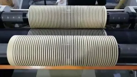 Máquina de corte e rebobinamento de superfície de palha de papel de servo controle