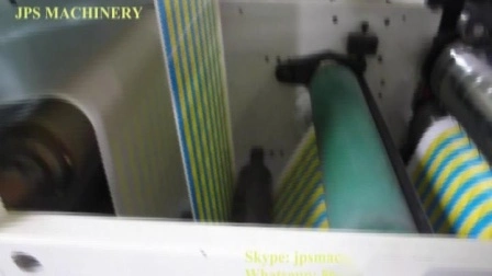 Máquina automática de impressão flexográfica de etiquetas com laminação + corte e vinco rotativo + estação de cobertura / copo de papel / adesivo de filme cortador de impressora flexográfica